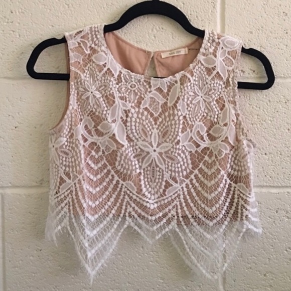 💋 Love Culture eyelash lace skirt top set - Picture 3 of 9